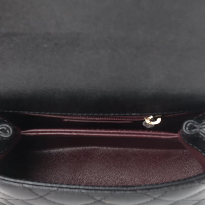 Chanel Caviar Quilted Extra Mini Coco Handle Flap Black 5 of 10