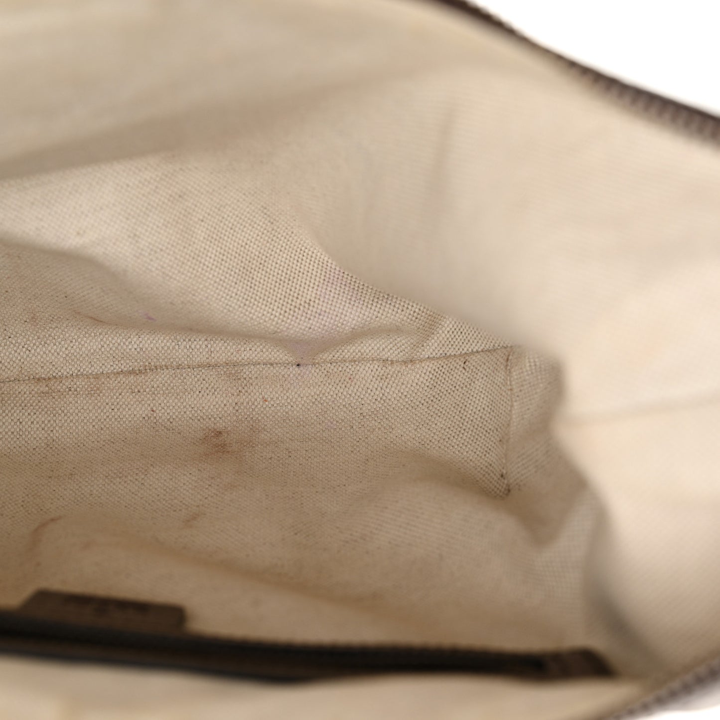 GG Supreme Monogram Web Small Ophidia Half Moon Hobo Brown