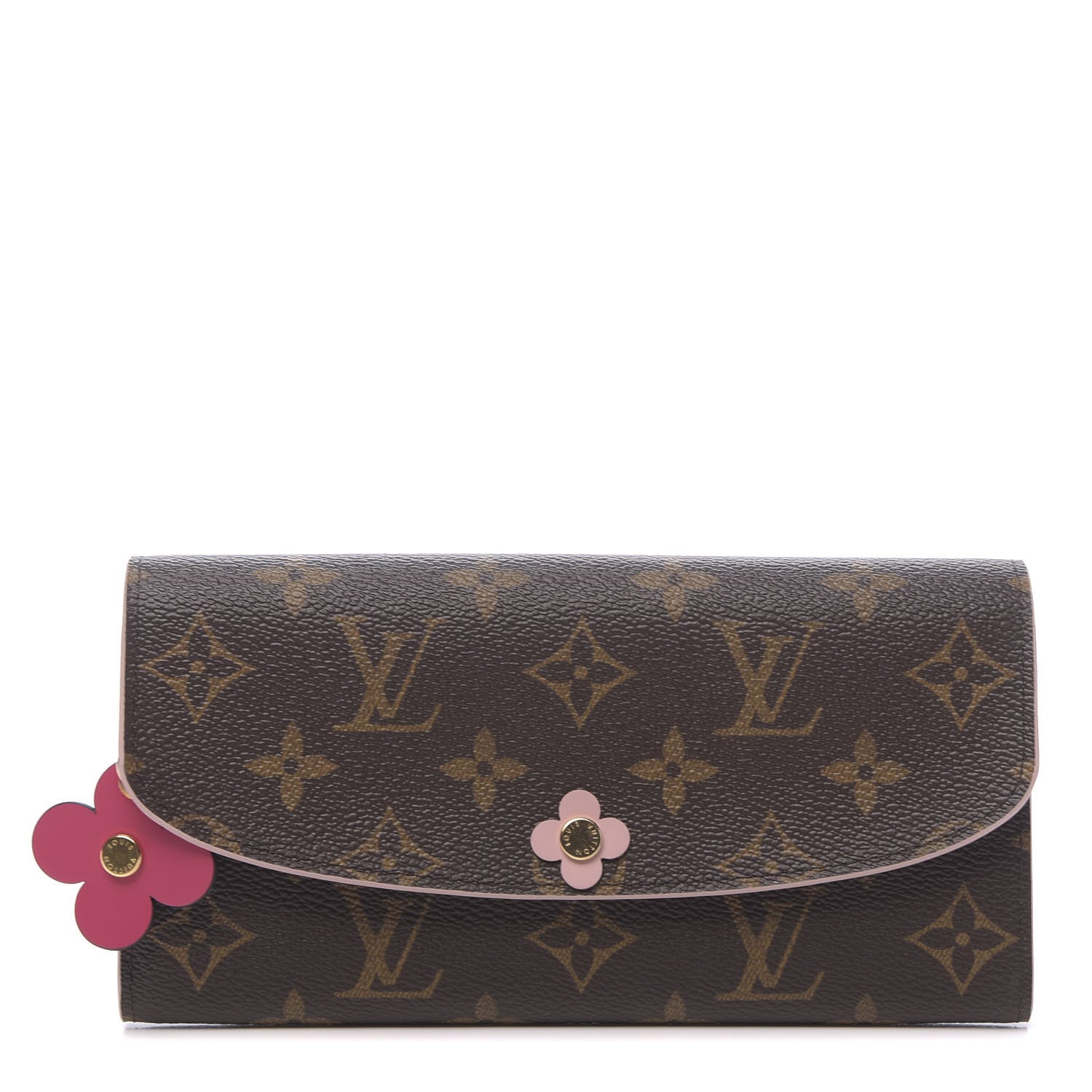 Louis Vuitton Monogram Bloom Flower Emilie Wallet 1 of 7