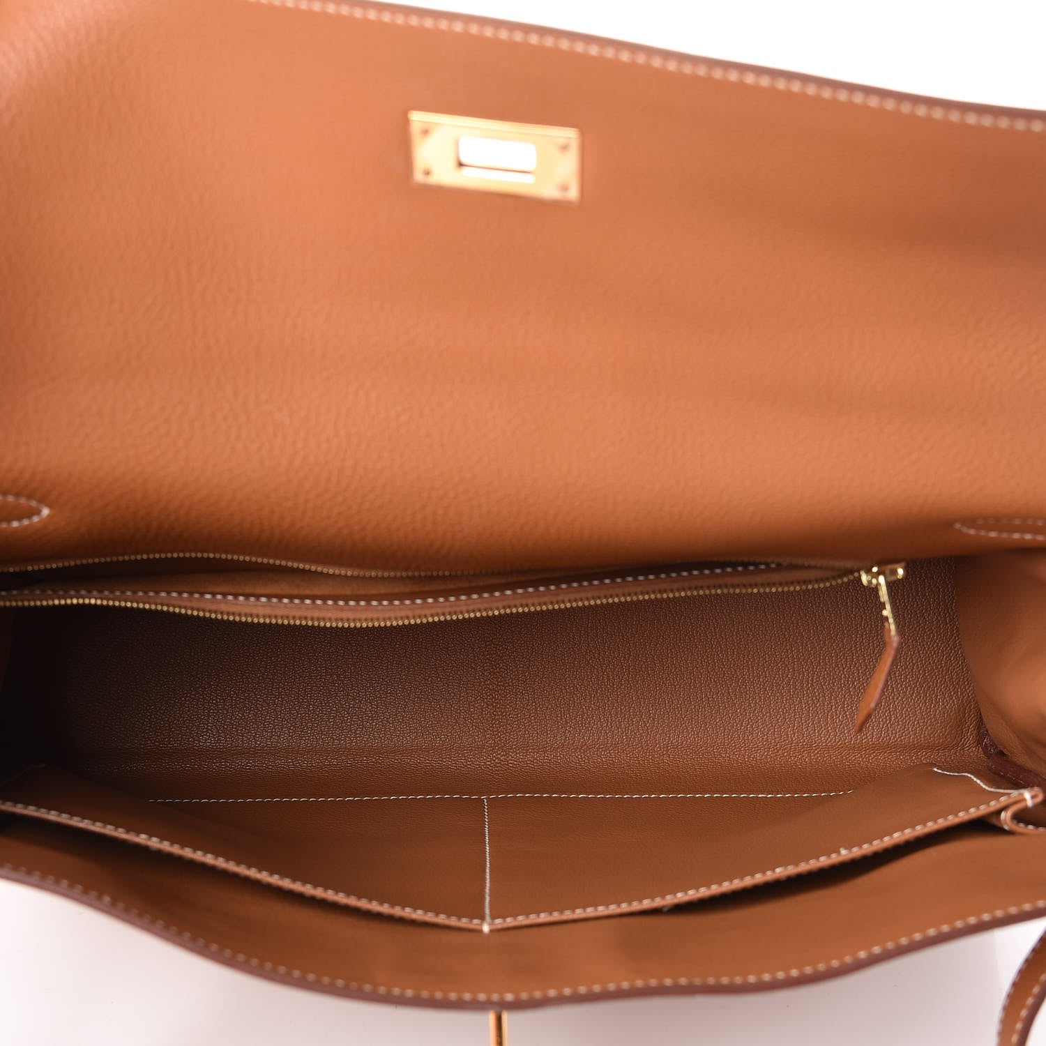 Hermes Togo Kelly Retourne 35 Gold 7 of 11