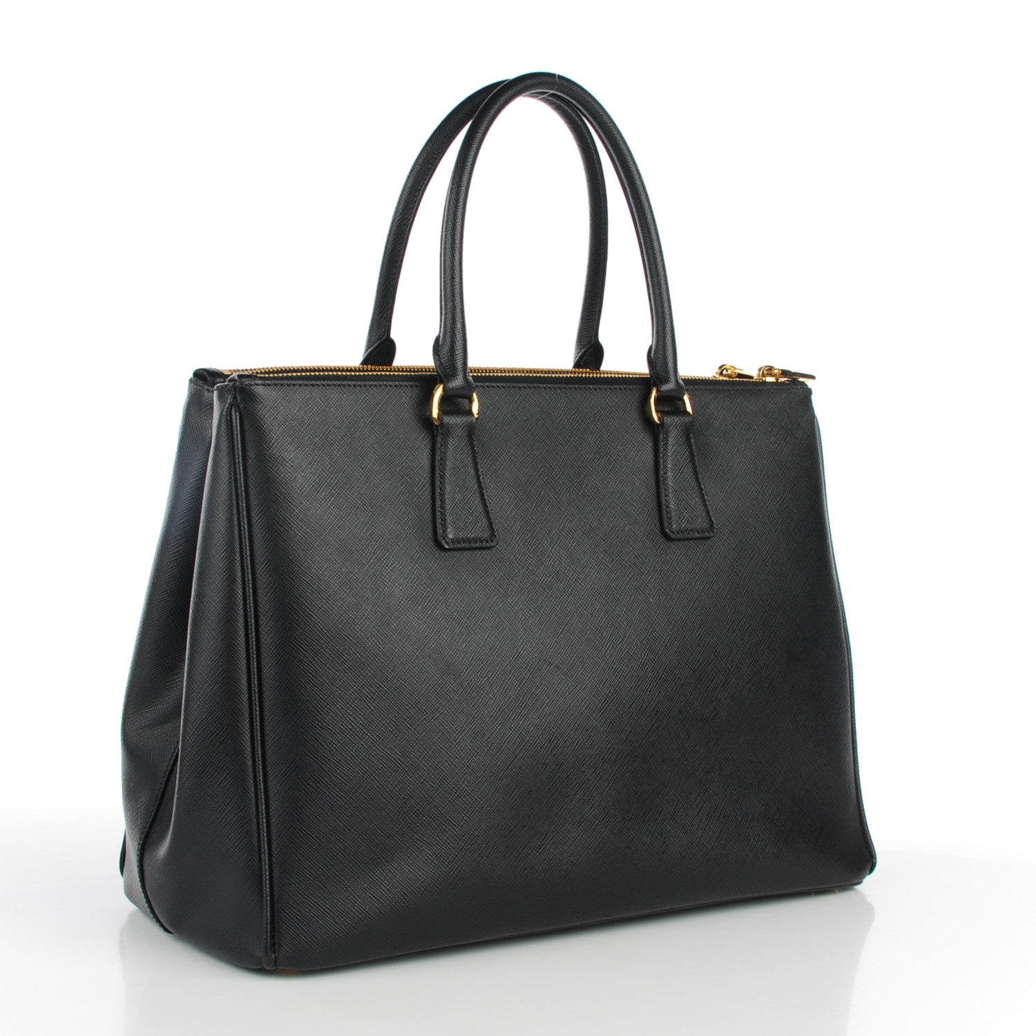 Prada Saffiano Large Galleria Double Zip Tote Black 3 of 9