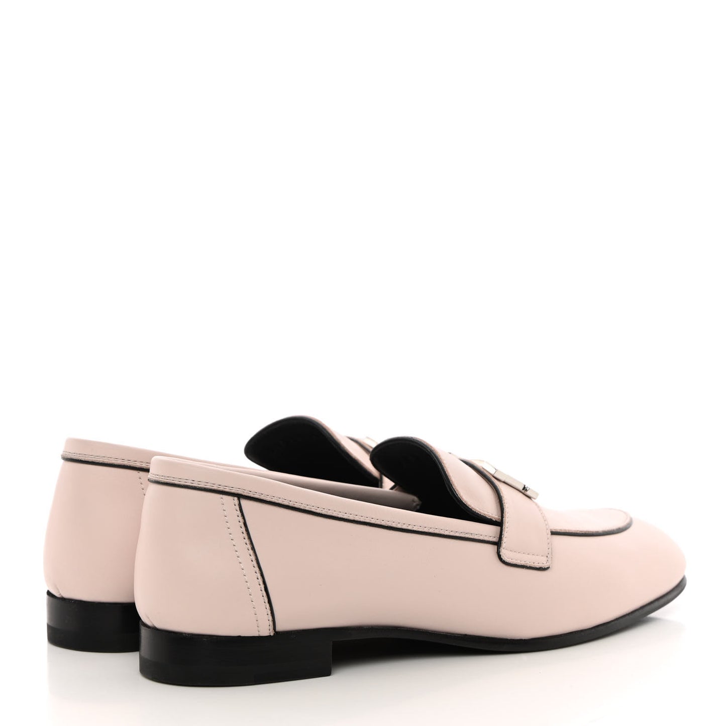Calfskin Womens Paris Loafers 36 Rose Petale
