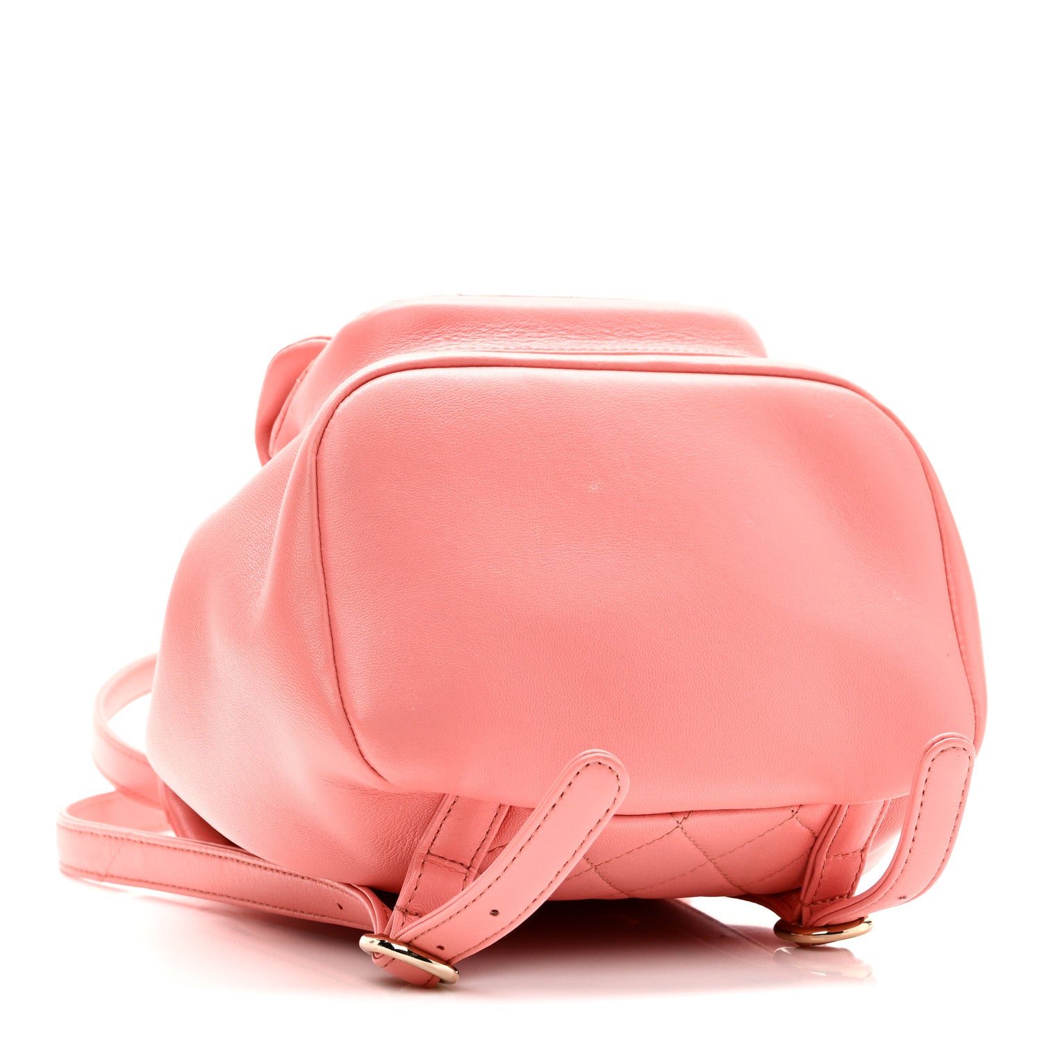 Chanel Lambskin Quilted Small Duma Drawstring Backpack Pink 4 of 10