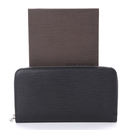 Louis Vuitton Epi Zippy Wallet Black 8 of 8