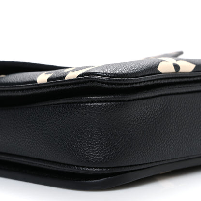 Louis Vuitton Empreinte Monogram Giant Pochette Metis Black Beige 8 of 9