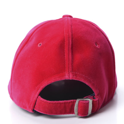 Gucci X MLB Velvet NY Yankees Baseball Hat 57-61 Pink 5 of 7