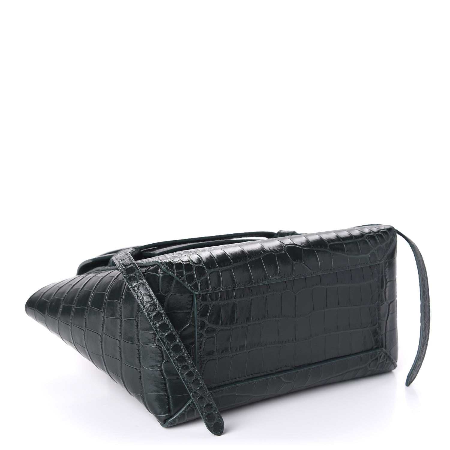 Celine Calfskin Crocodile Embossed Micro Belt Bag Amazone 4 of 9