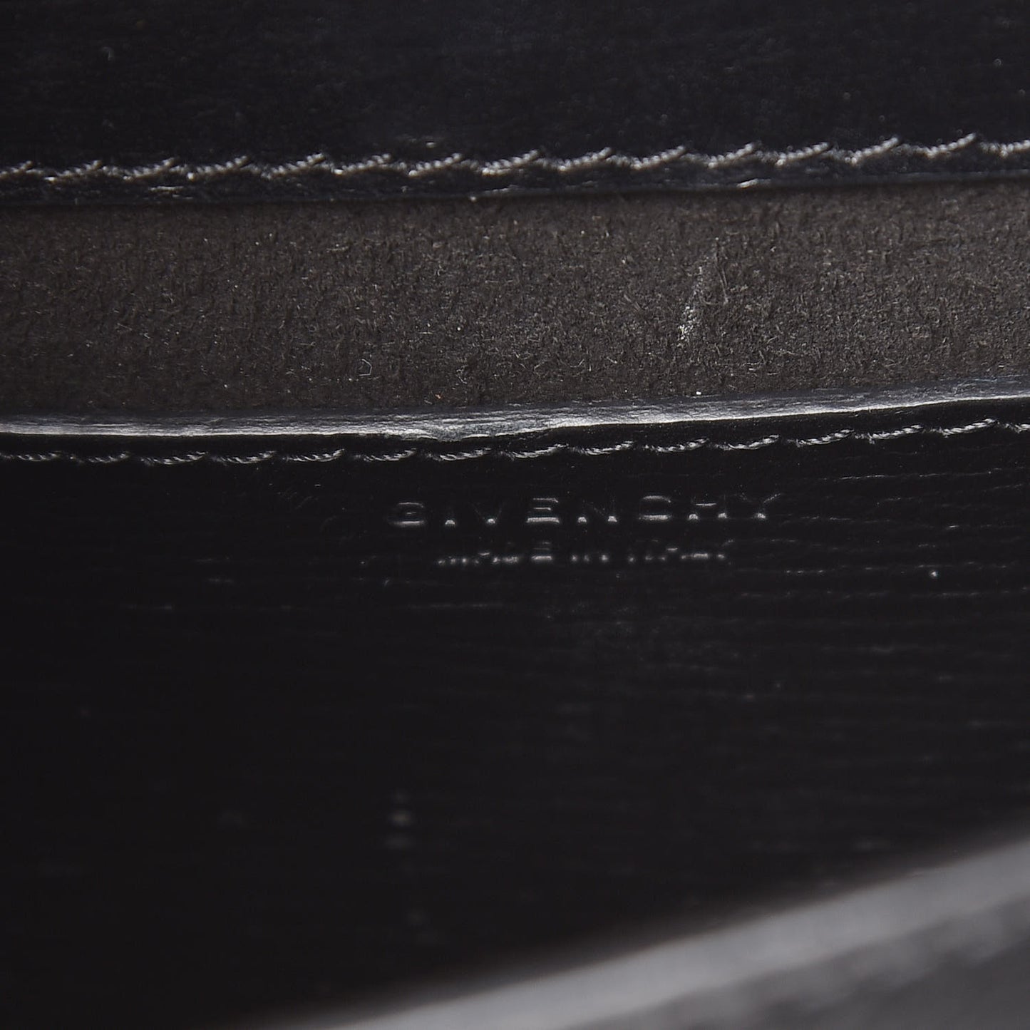 Textured Calfskin Micro Pandora Box Clutch Black