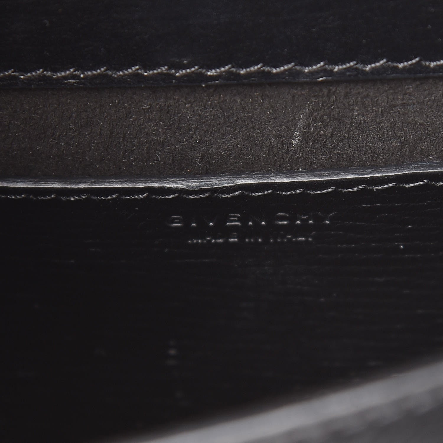 Givenchy Textured Calfskin Micro Pandora Box Clutch Black 6 of 9