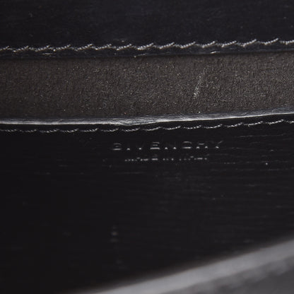 Givenchy Textured Calfskin Micro Pandora Box Clutch Black 6 of 9