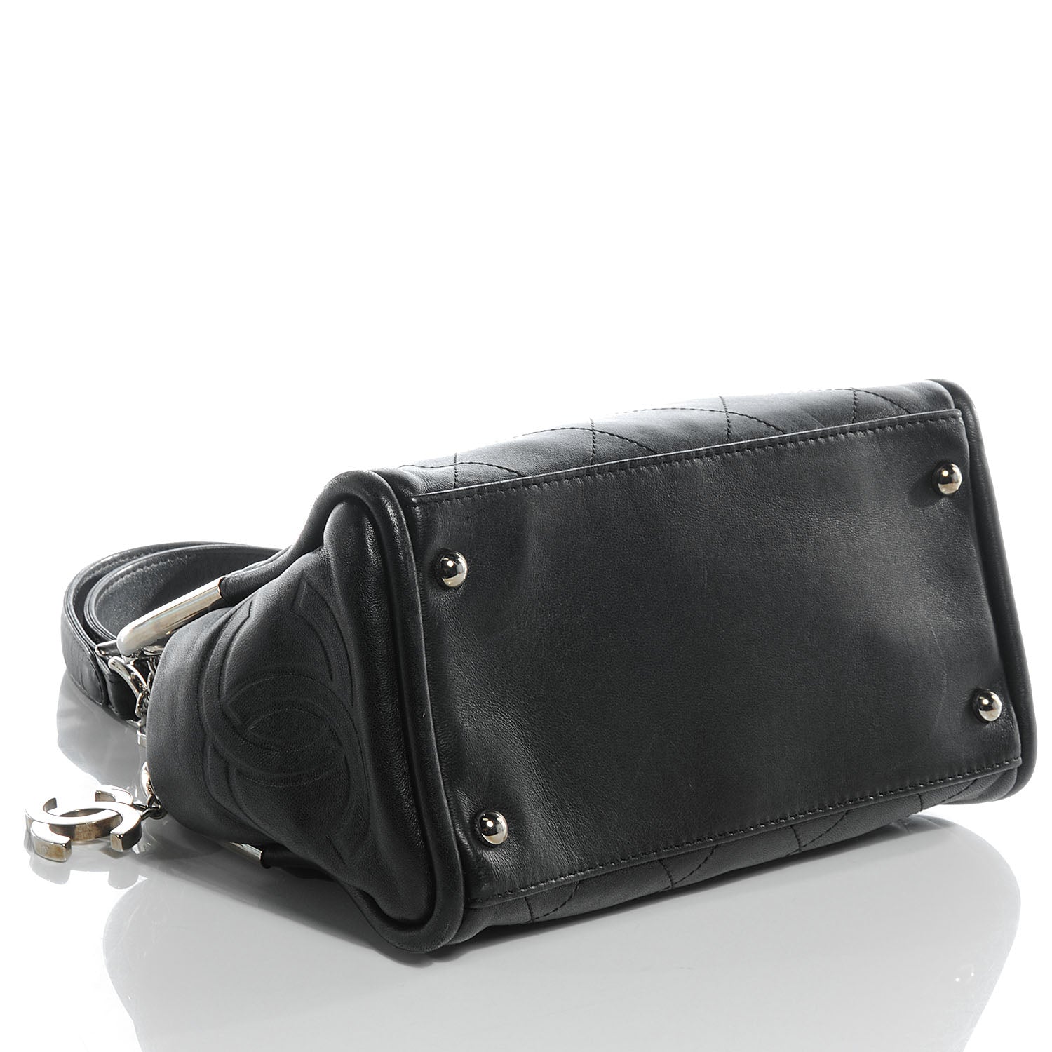Chanel Lambskin Ultimate Soft Frame Bag Black 4 of 9