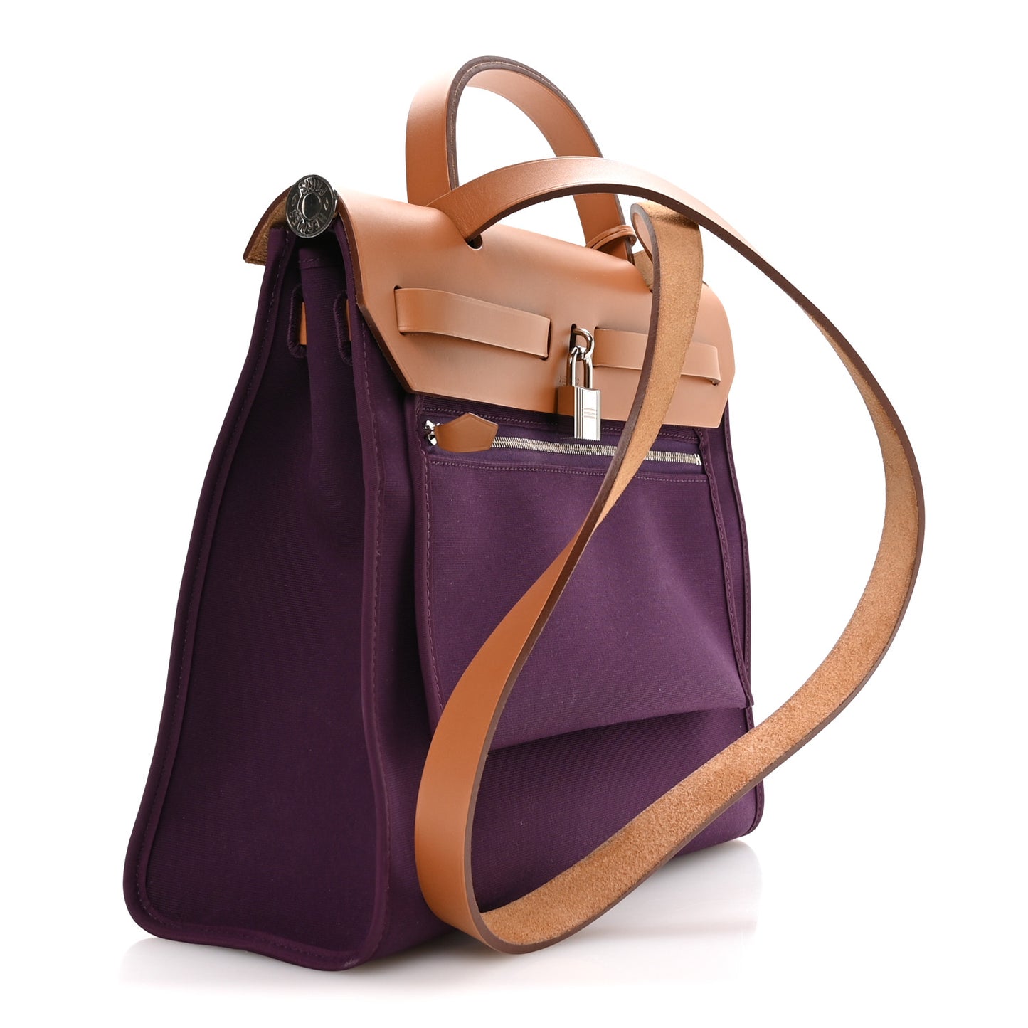 Toile Vache Hunter Herbag Zip 31 PM Cassis Fauve