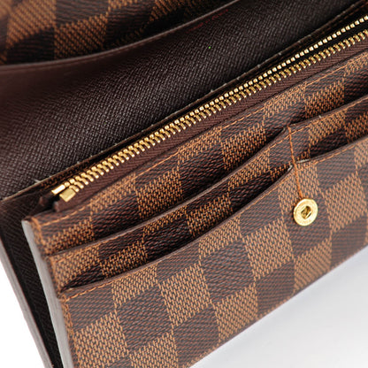 Louis Vuitton Damier Ebene Emilie Wallet 9 of 9