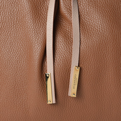 Burberry Prorsum Pebbled Calfskin Medium Studley Tote Camel Nude 10 of 12