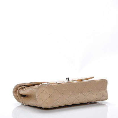 Chanel Caviar Quilted Medium Double Flap Beige Clair 4 of 19