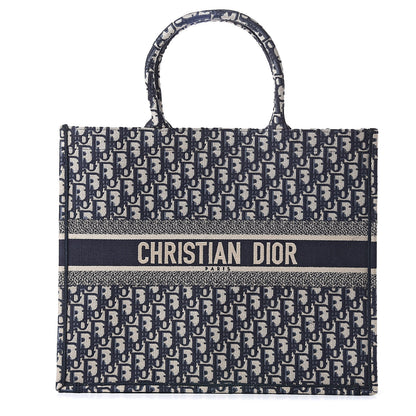 Christian Dior Oblique Book Tote Blue Multicolor 1 of 10