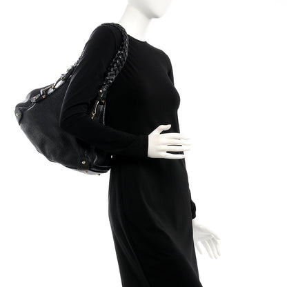 Gucci Guccissima Small Pelham Shoulder Bag Black 2 of 10