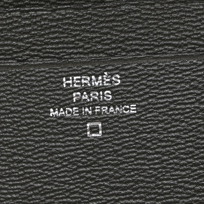 Hermes Matte Alligator MC2 Euclide Card Holder Graphite 6 of 7