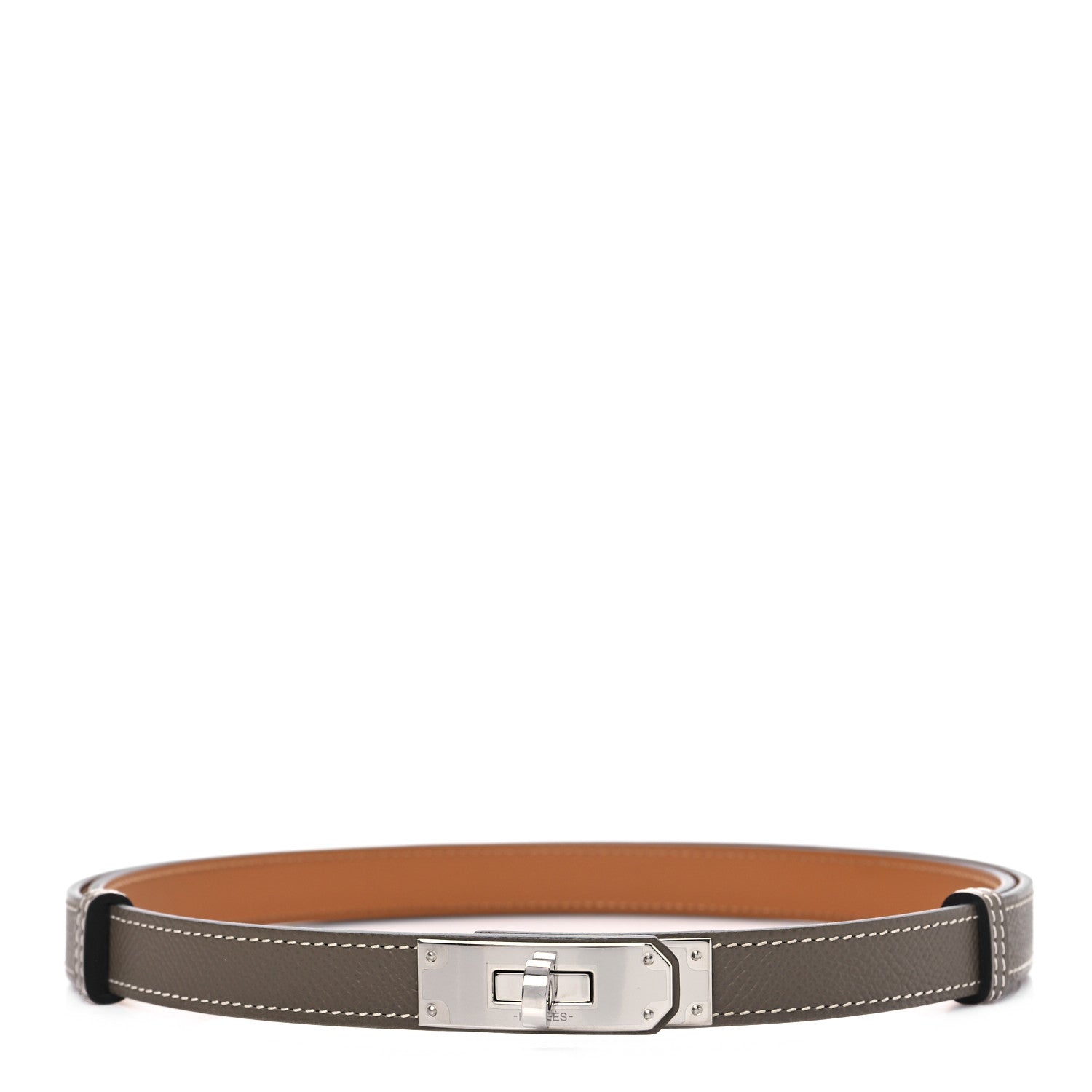 Hermes Epsom Kelly Belt Etoupe 1 of 3