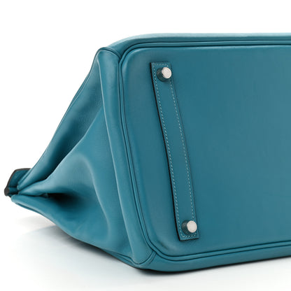Hermes Swift Birkin 35 Turquoise 10 of 11