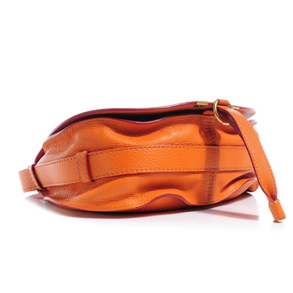 Chloe Calfskin Medium Marcie Round Crossbody Bag Indian Summer 4 of 9