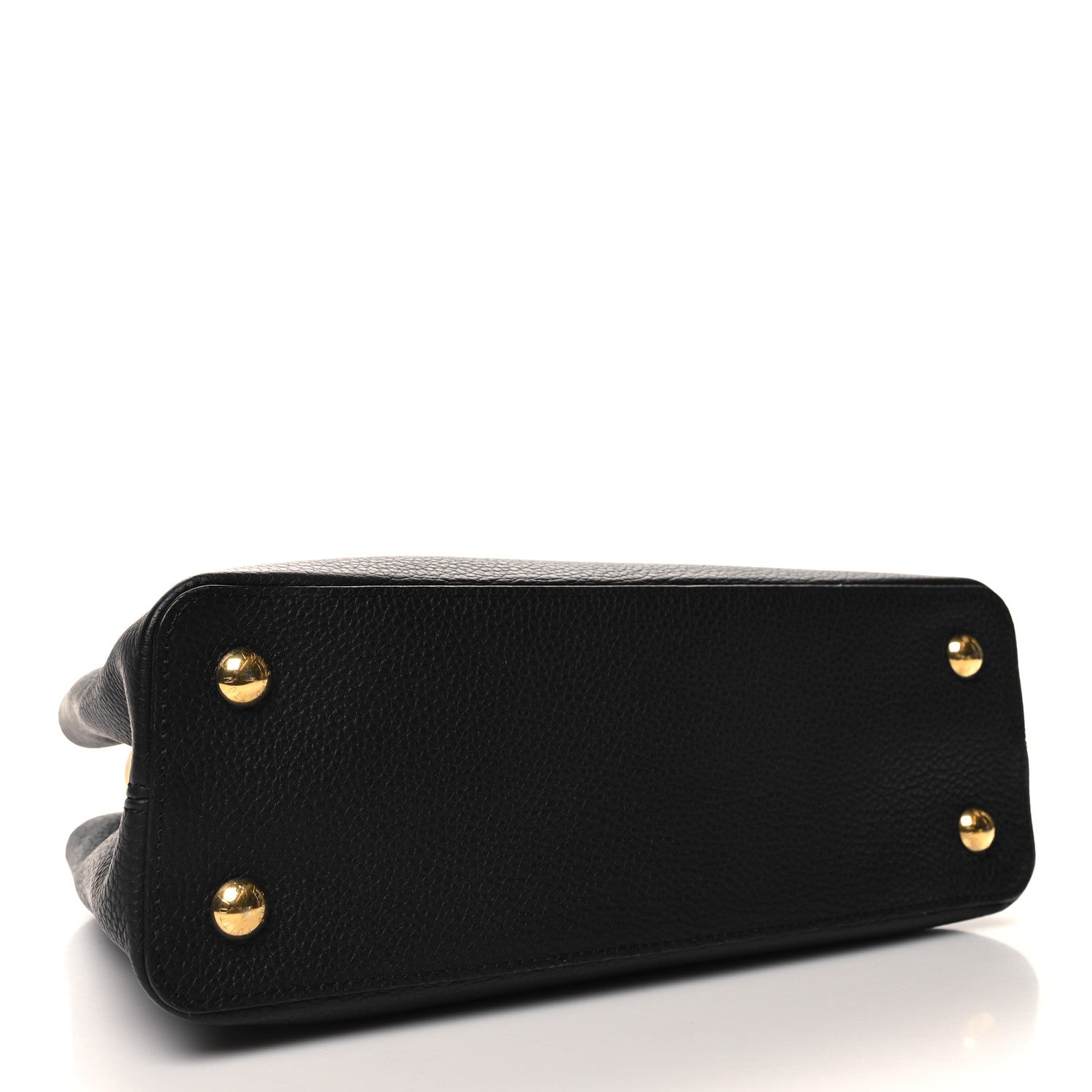 Louis Vuitton Taurillon Scrunchie Capucines BB Black 4 of 10