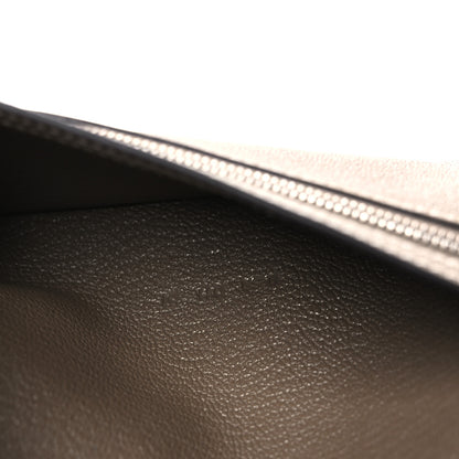 Hermes Chevre Mysore Bearn Gusset Wallet Etoupe 7 of 10