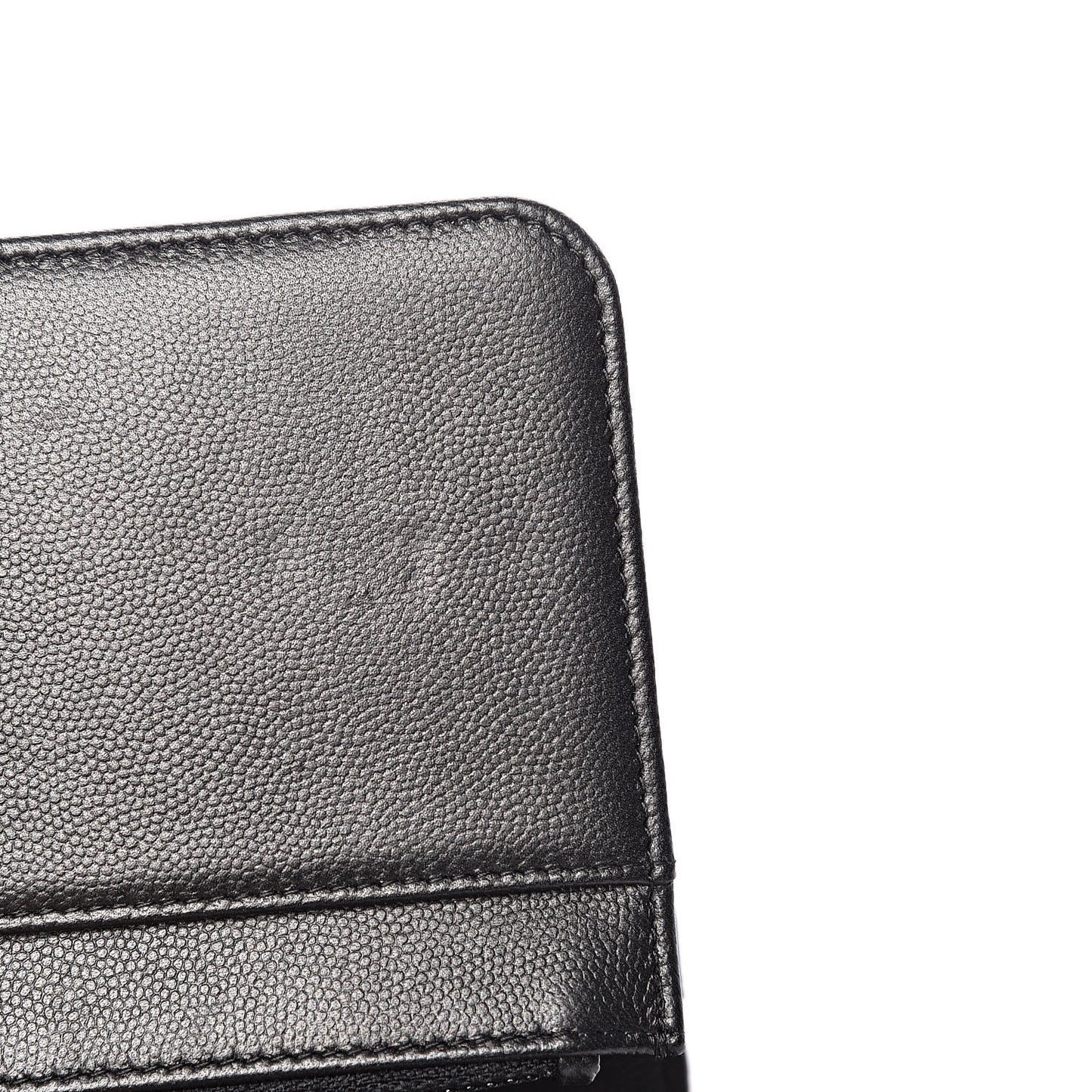 Caviar Quilted Boy Wallet On Chain WOC So Black