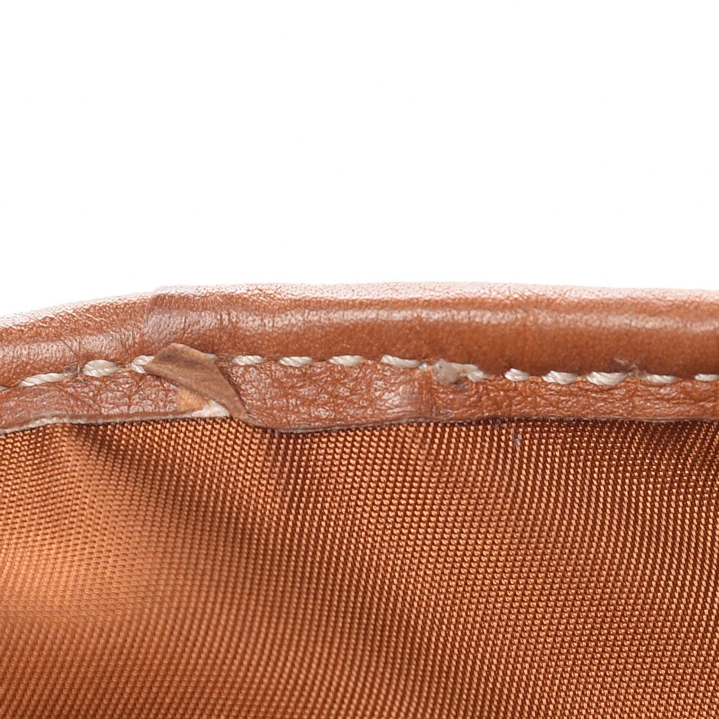 Calfskin Double Saddle Bag Brown