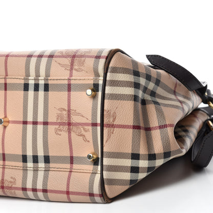 Burberry Haymarket Check Large Canterbury Tote Chocolate 7 of 16