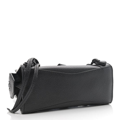 Balenciaga Grained Calfskin Neo Classic Black Hardware Nano City Crossbody Black 4 of 9