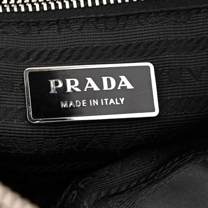 Prada Nylon Tessuto Quilted Chain Shoulder Bag Black 6 of 15