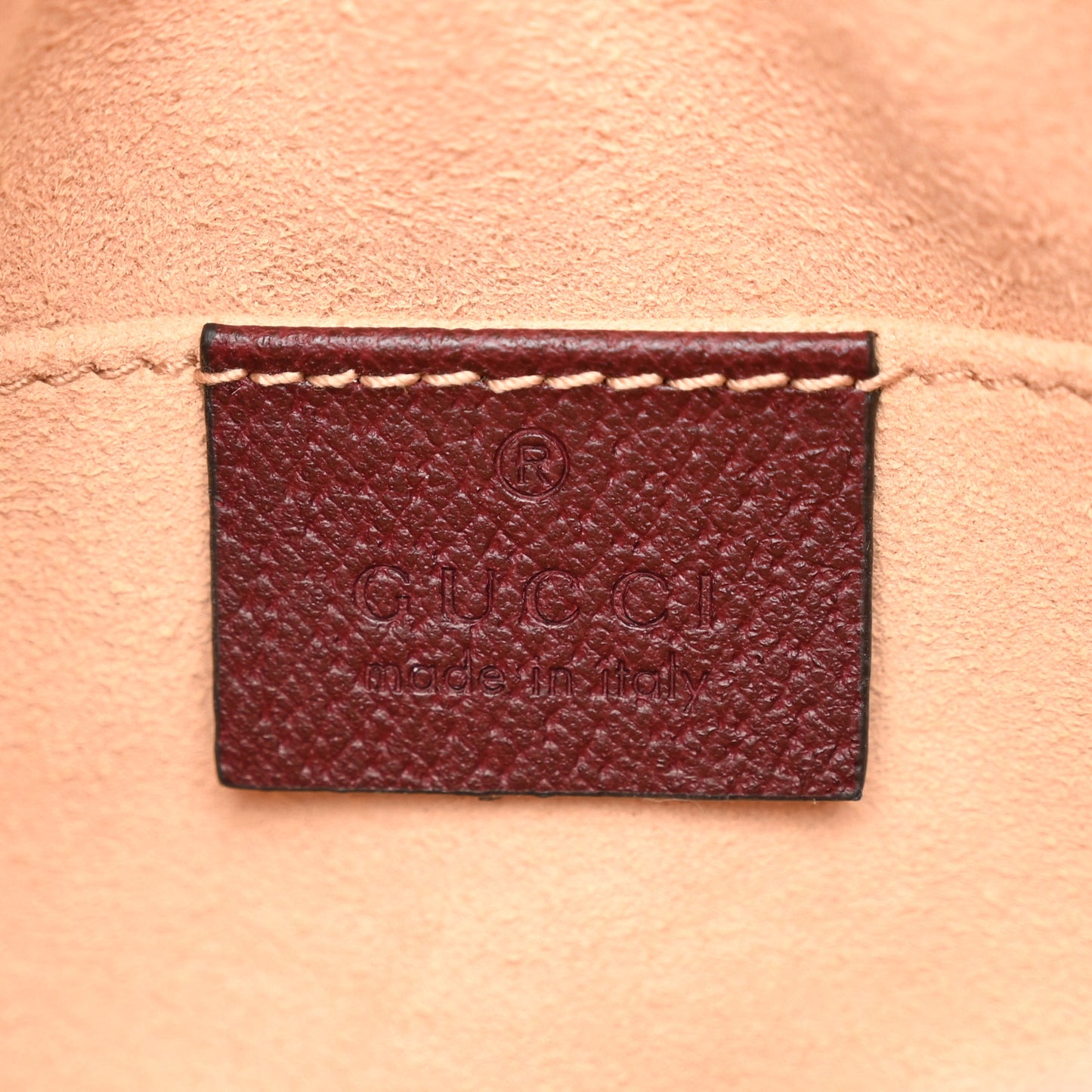 Calfskin Web Mini Ophidia Shoulder Bag Vintage Bordeaux