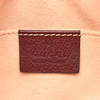 Gucci Calfskin Web Mini Ophidia Shoulder Bag Vintage Bordeaux 6 of 12