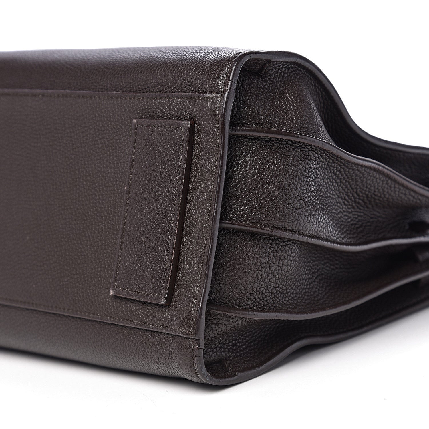 Saint Laurent Grained Calfskin Small Supple Sac De Jour Dark Brown 10 of 11