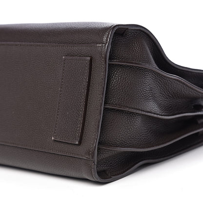 Saint Laurent Grained Calfskin Small Supple Sac De Jour Dark Brown 10 of 11