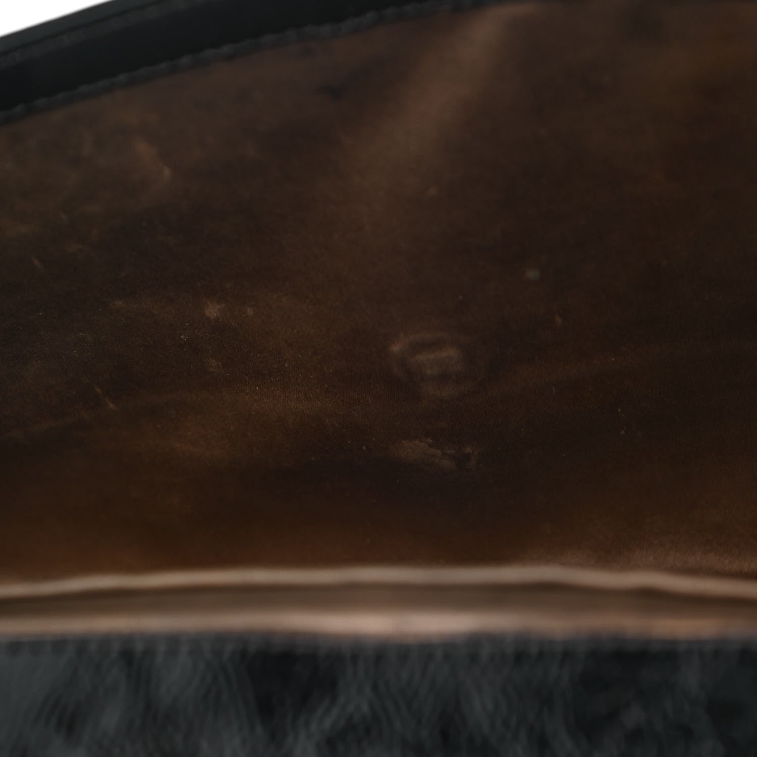 Saint Laurent Textured Patent Monogram Large Belle De Jour Clutch Black 9 of 18