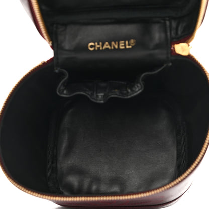Chanel Caviar Vanity Cosmetic Case Burgundy 5 of 14