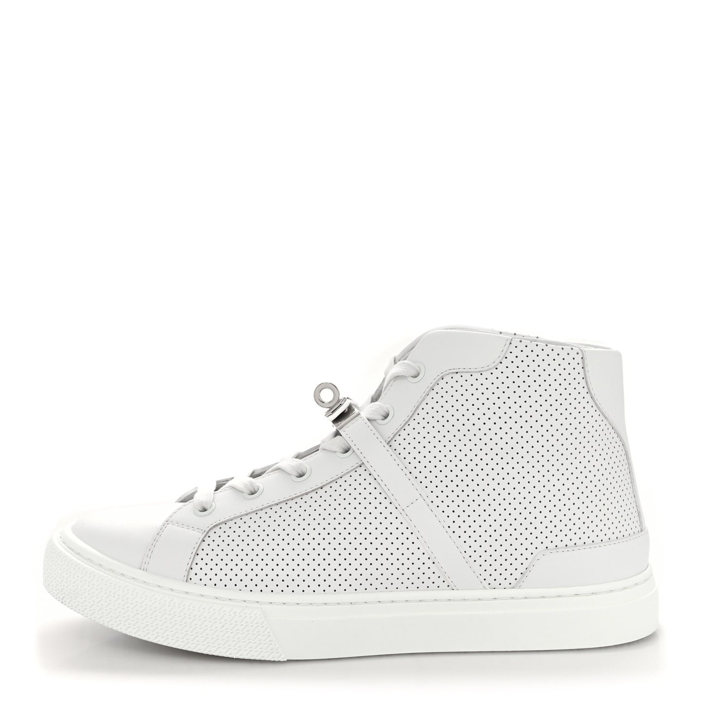 Calfskin Perforated Daydream Sneakers 39 White