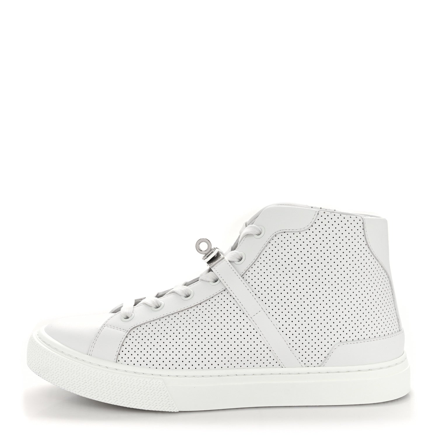 Hermes Calfskin Perforated Daydream Sneakers 39 White 1 of 10