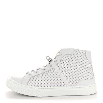 Hermes Calfskin Perforated Daydream Sneakers 39 White 1 of 10