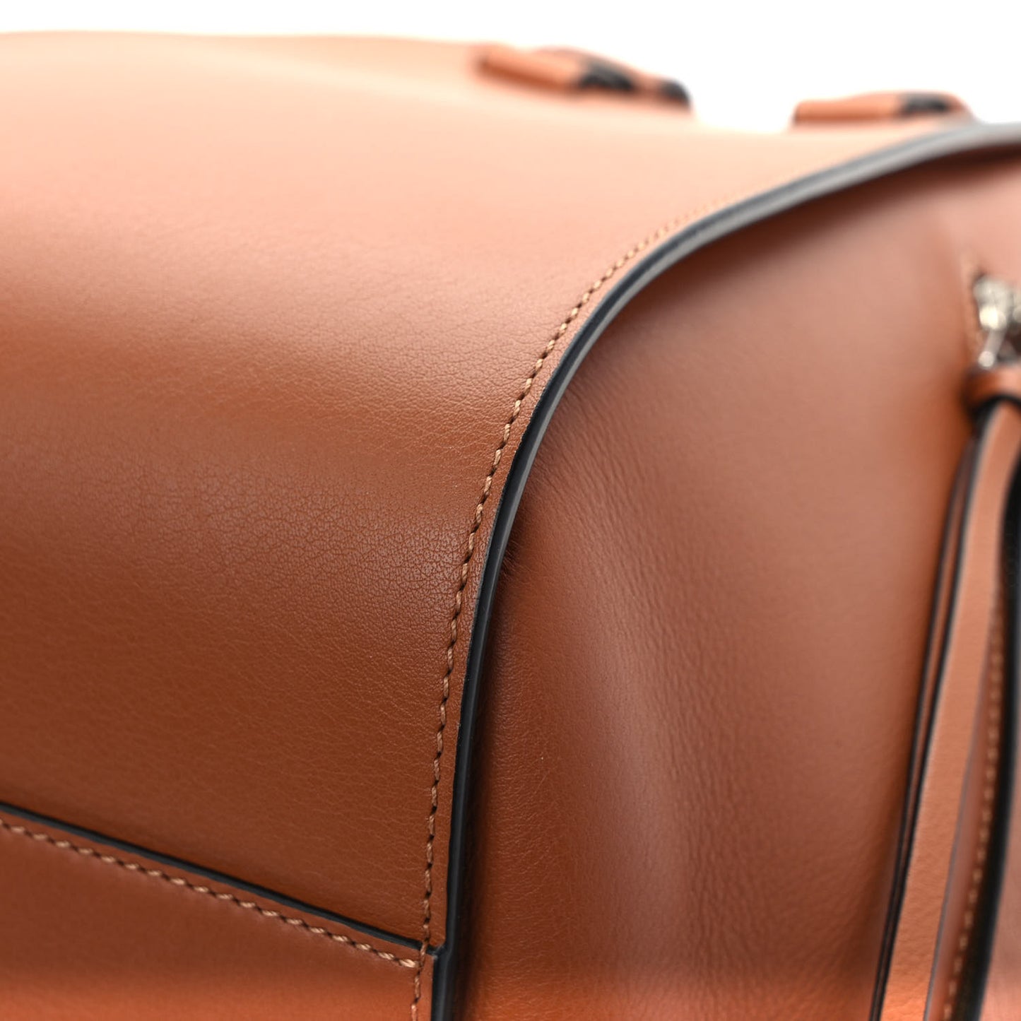 Calfskin Small Hammock Shoulder Bag Tan