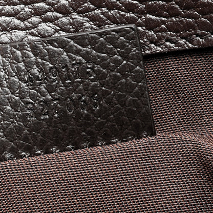 Gucci Monogram Dollar Calfskin O Drawstring Backpack Beige Ebony Testa di Moro Dark Chocolate 7 of 10