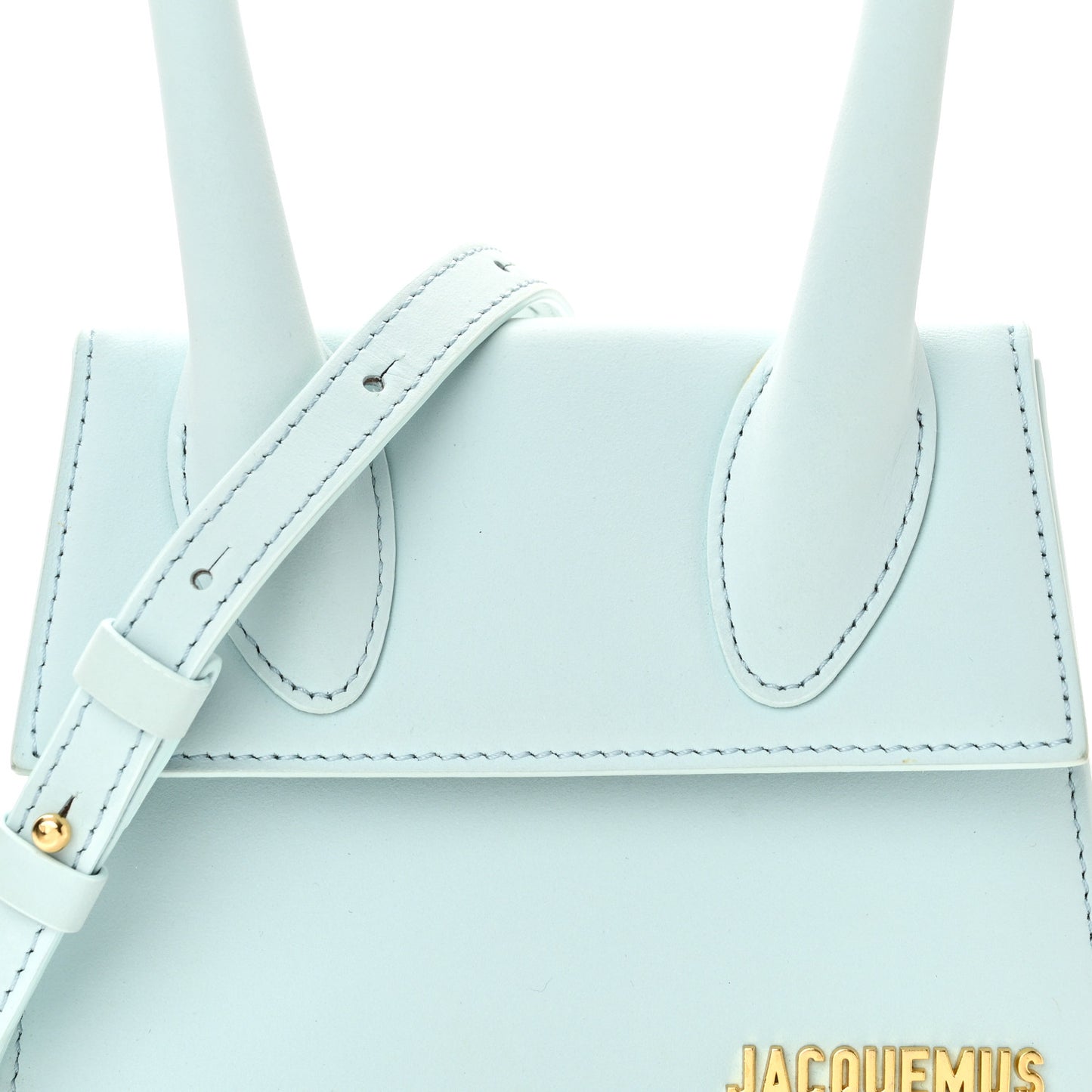 Smooth Calfskin Le Chiquito Moyen Blue