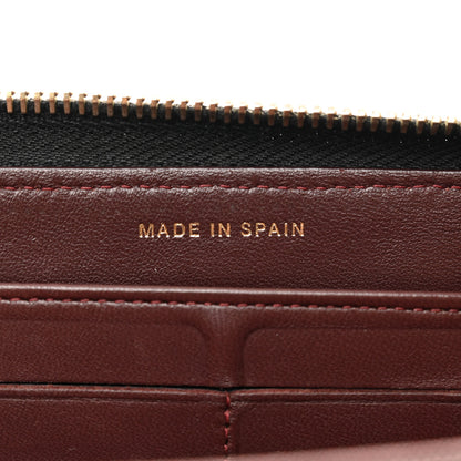 Chanel Lambskin Quilted Large Gusset Zip Around Wallet Black 8 of 10