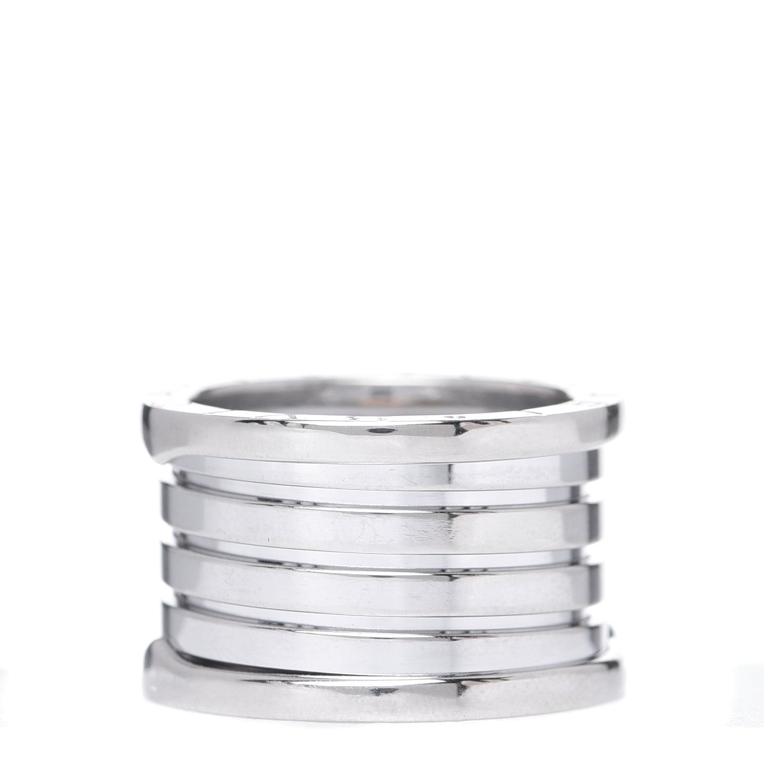 Bulgari 18K White Gold B.Zero1 Five-Band Ring 51 5.75 3 of 8