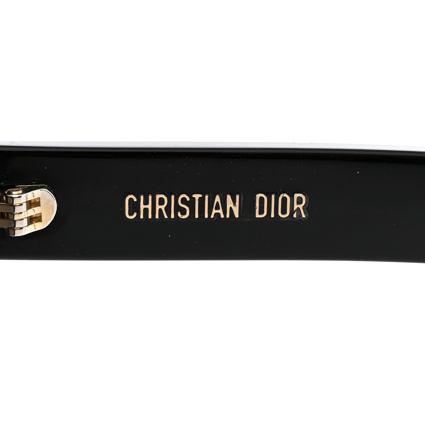Acetate Diorsignature S1U Square Sunglasses Black
