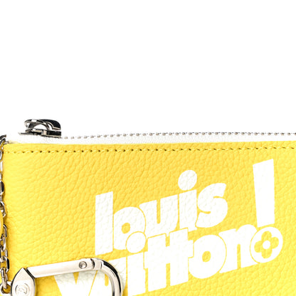 Louis Vuitton Calfskin Everyday LV Key Pouch Jaune 7 of 9