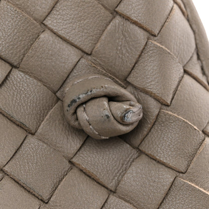 Bottega Veneta Nappa Intrecciato Nodini Crossbody Messenger Steel 11 of 14