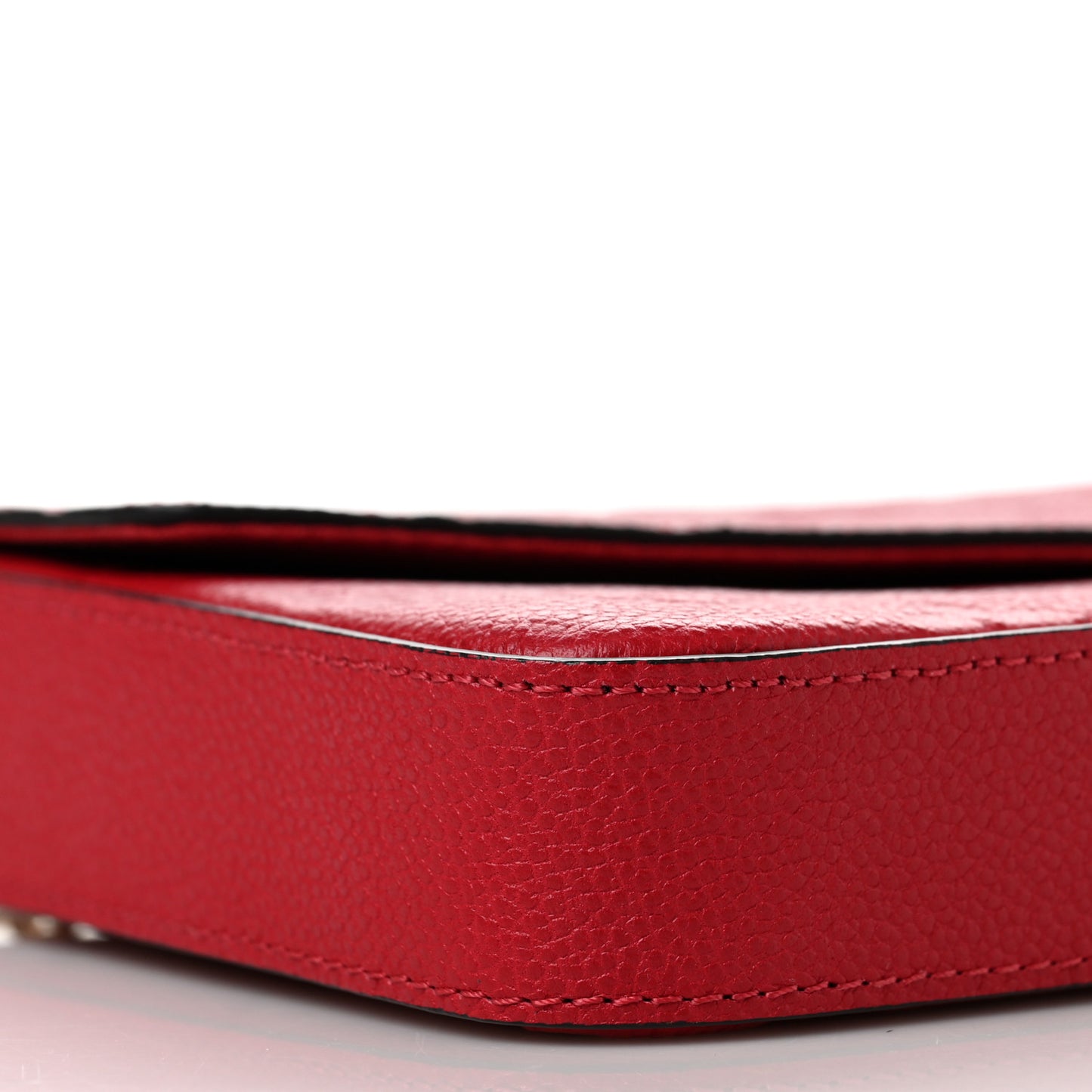 Empreinte Pochette Felicie Chain Wallet Scarlet